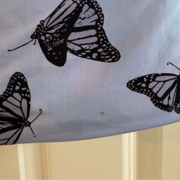 Vera Bradley Yes Way Rose Emily Tankini Top M Black Floral Print *No Cup Liners - Picture 9 of 10